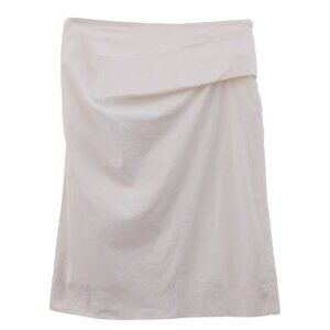 Brunello Cucinelli Cotton Drape Pencil Skirt